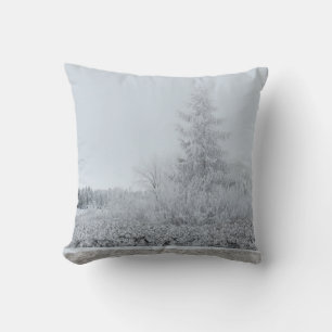 Coussin d'hiver décoratif