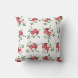 Coussin d'hiver floral