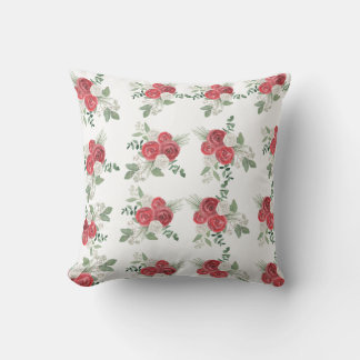 Coussin d'hiver floral