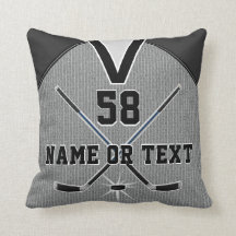 Coussin d'hockey de cadeaux d'équipe de hockey de