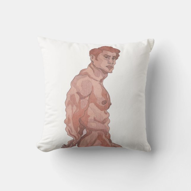 Coussin d'homme de muscle (Recto)