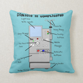Coussin d'humour de dialyse