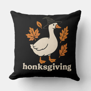 Coussin d'humour de l'oie de Honksgiving