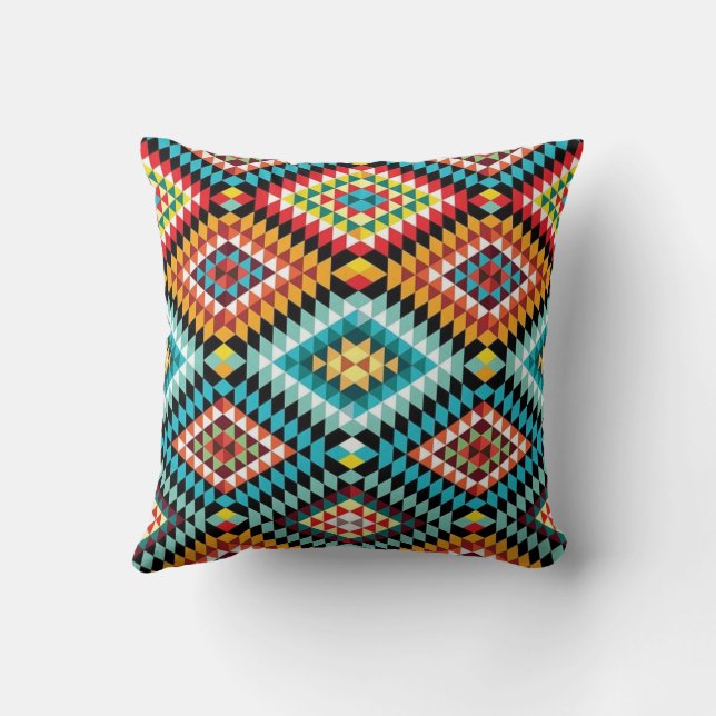 Coussin Diamants colorés (Verso)