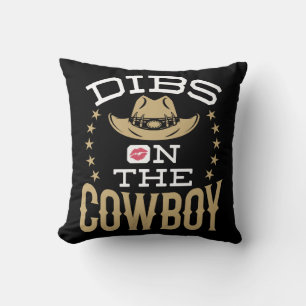 Coussin Dibs sur le Cowboy