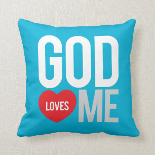 Coussin Dieu m'aime