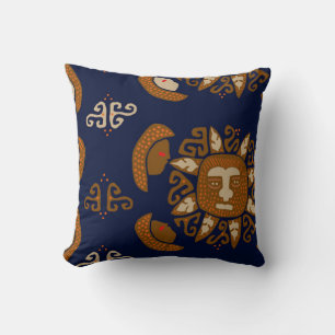 Coussin Dieux du soleil indiens Kuna