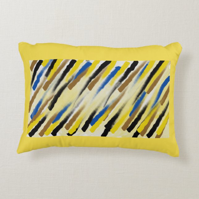 Coussin d'impression d'art Abstrait (Dos)