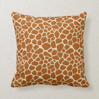 Coussin d'impression de girafe
