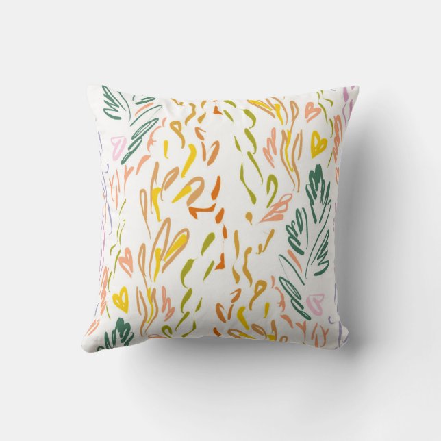 Coussin d'impression forestière (Verso)