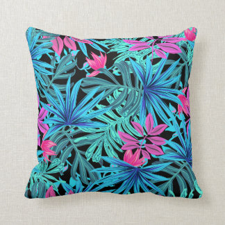 Coussin d'impression tropicale