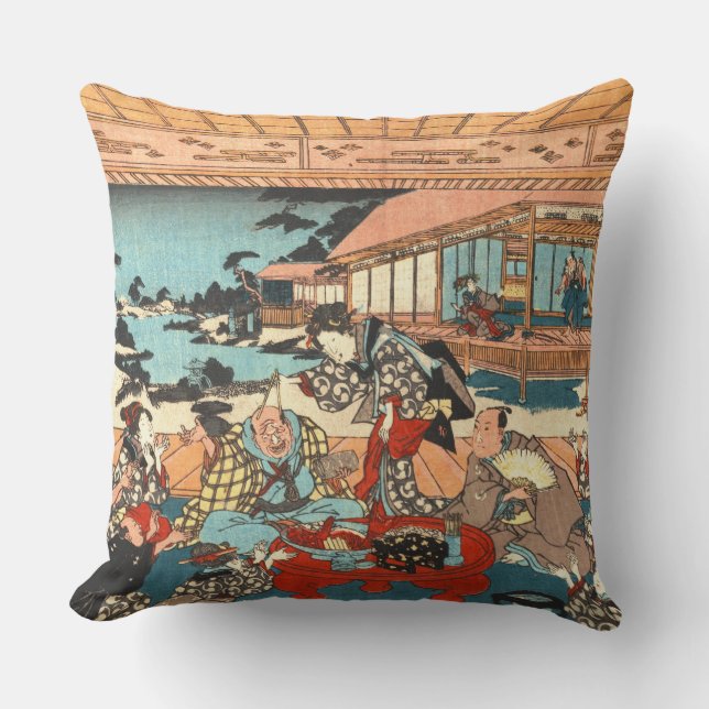 Coussin Dîner 1840 (Recto)