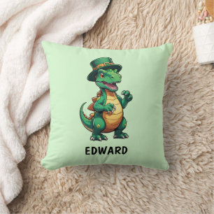 Coussin Dinosaure du jour de la St Patrick