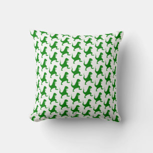 Coussin Dinosaure Vert