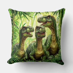 Coussin Dinosaures de dessin animé mignons
