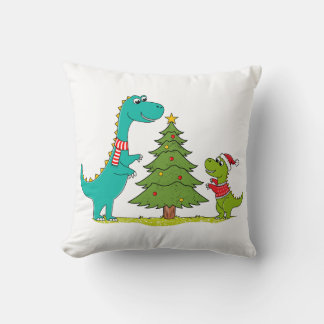 Coussin Dinosaurs Christmas