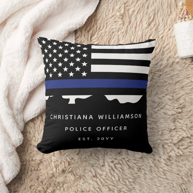 Coussin Diplôme de l'École de police de police (Couverture)