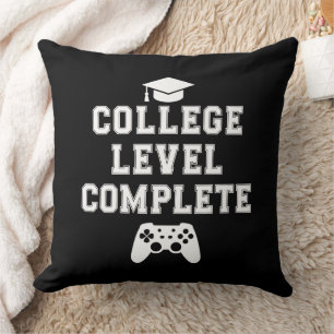 Coussin Diplômé de niveau universitaire Joueur Jeux vidéo