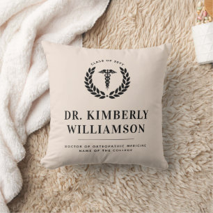 Coussin Diplôme d'études Médicales personnalisé