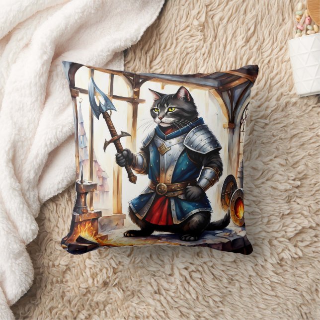 Coussin Discours de tenue de chats blindés à l'atelier de  (Couverture)