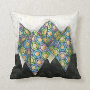 Coussin Diseur de bonne aventure d'origami sur le papier