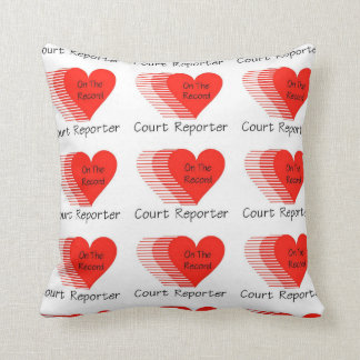 Coussin Disque de sténographe judiciaire