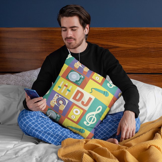 Coussin Disque professionnel Jockey Iconic Conçu (Créateur téléchargé)