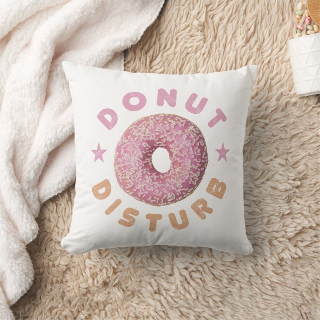 Coussin Disturbe de Donut Chill et Snack Drôle Drôle Douce (Couverture)