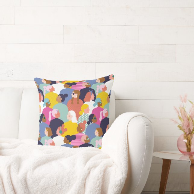 Coussin Diversité des femmes - Femmes de diverses races (Canapé)