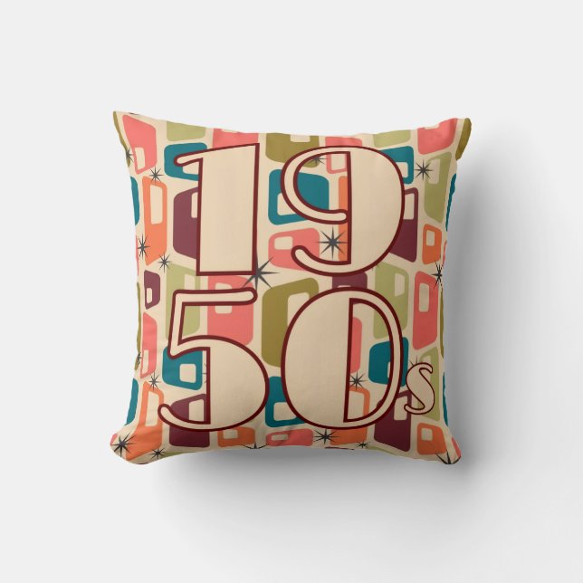 Coussin Dix ans 1950 (Recto)