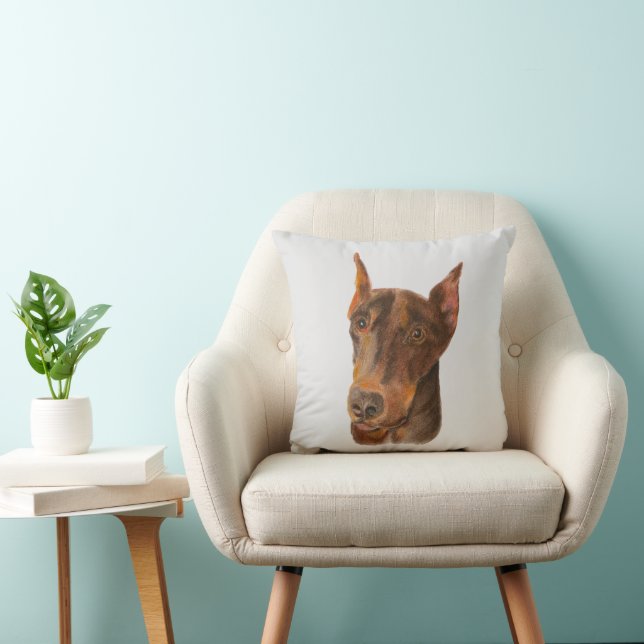 Coussin Doberman Pinscher (Chaise)