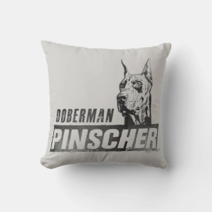 Coussin Doberman Pinscher
