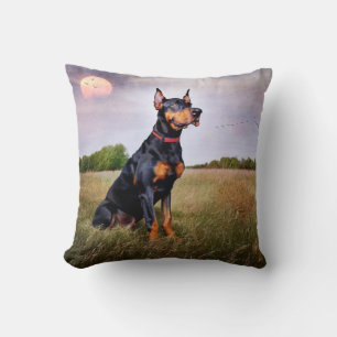 Coussin Doberman Pinscher