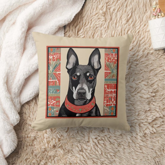 Coussin Doberman Pinscher Cute Sofa (Couverture)