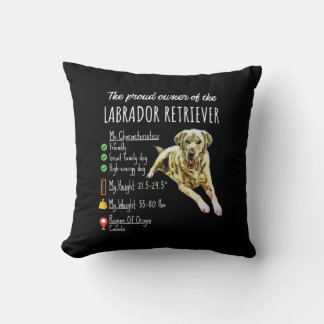 Coussin Dog Lover | the Proud Owner Of Labrador Retriever