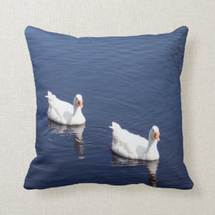 Coussin d'oie blanche