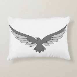 Coussin d'oiseau Sky en flammes - Un nuage de coto