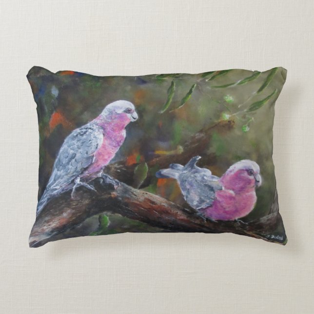 Coussin d'oiseaux australiens (Devant)