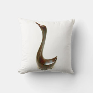 coussin d'oiseaux en bois sculpté moderne