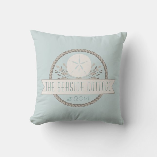 Coussin Dollar de sable | Côtier | Choisissez votre couleu (Recto)