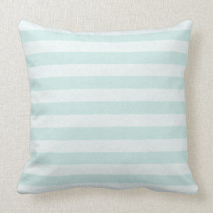Coussin Domaine-Menthe-Rayure--Carré-M-l
