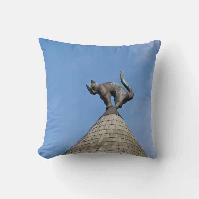 Coussin Dôme de chat de Riga (Recto)