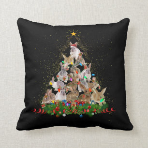 Coussin Don Bunny Lapin Lapin Arbre de Noël Beau