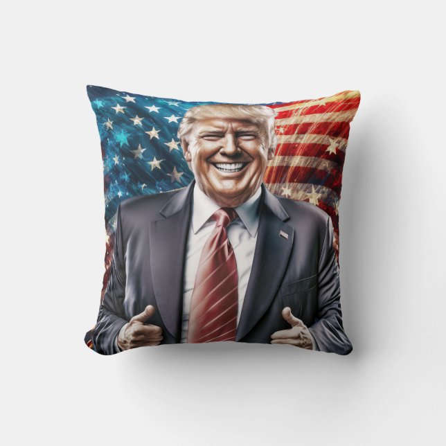 Coussin Donald Trump MAGA (Recto)