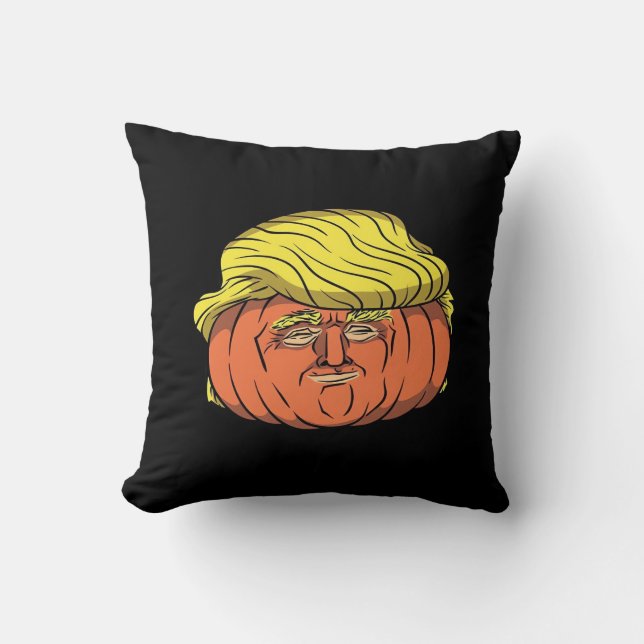Coussin Donald Trumpkin Pumpking (Recto)
