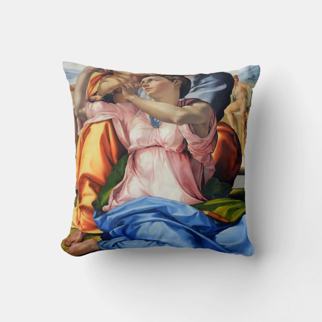 Coussin Doni Tondo, Doni Madona (détail), Michel-Ange, 15 (Recto)