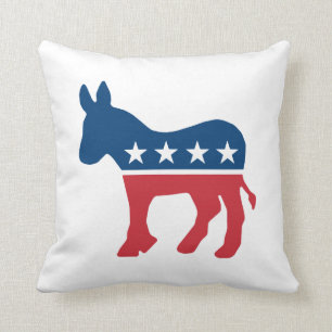 Coussin Donkey démocrate