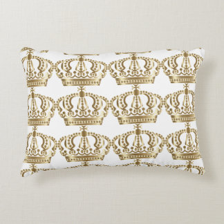 Coussin d'or d'accent de couronne