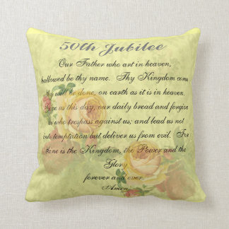 Coussin d'or de jubilé de nonnes catholiques