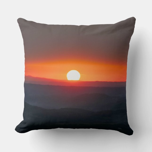 Coussin Dordogne Sunrise (Recto)
